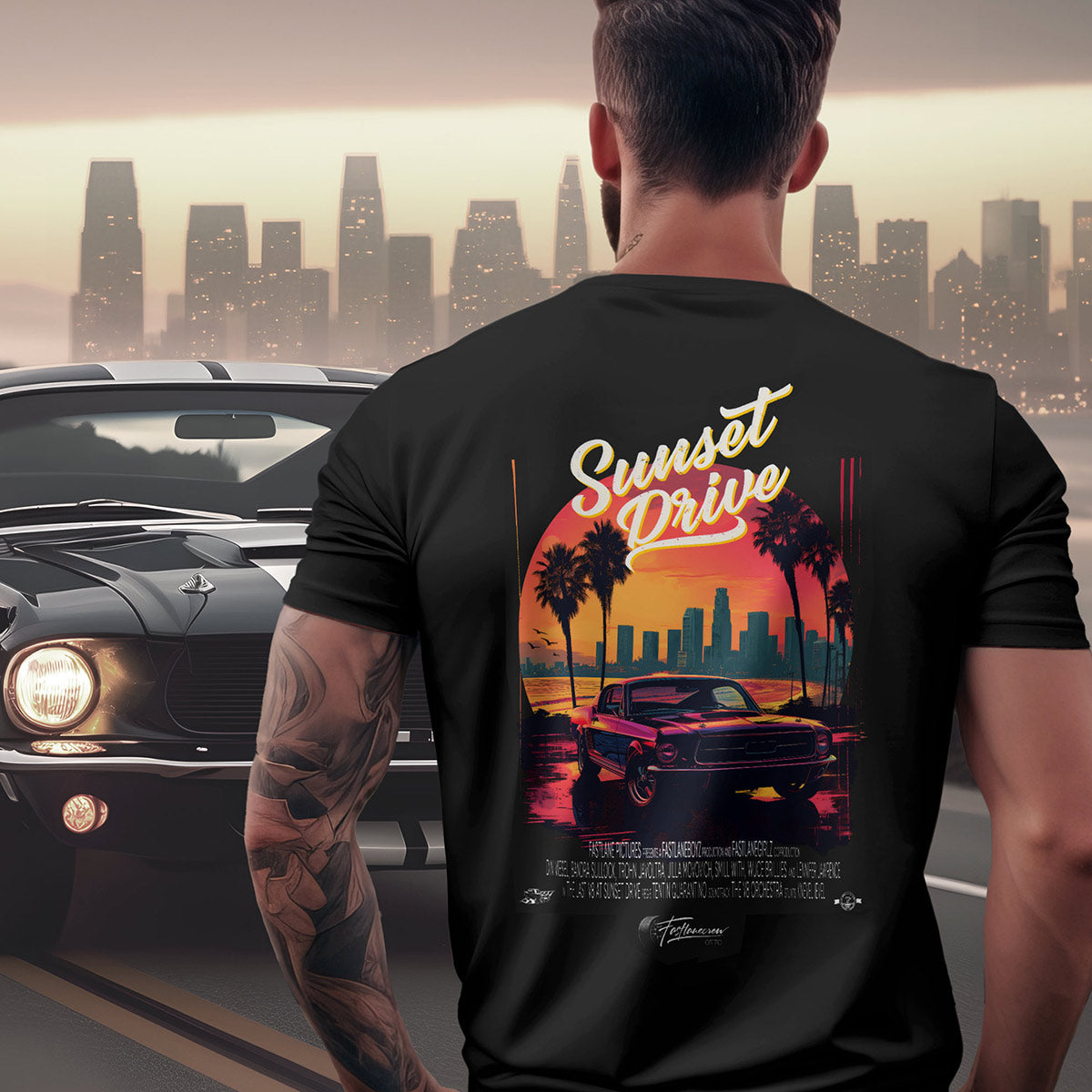 T-SHIRT Classic fit | Sunset Drive | Unisex